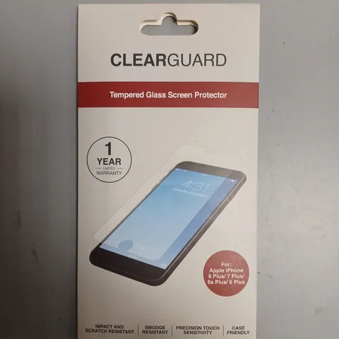 APPROXIMATELY 40 CLEAR GUARD TEMPERED GLASS SCREEN PROTECTORS FOR IPHONE 8/7/6S/6 PLUS 