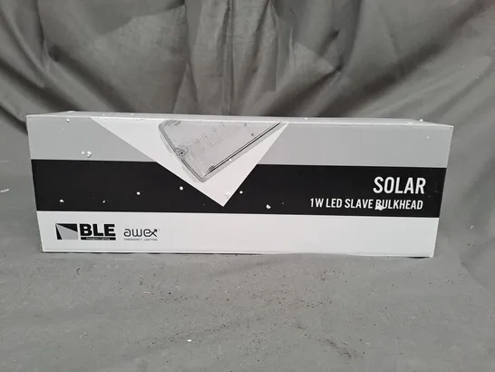 BOXED AWEX BLE SOLAR 1W LED SLAVE BULKHEAD 