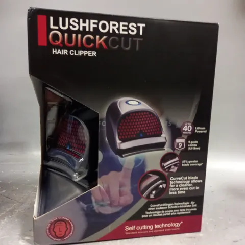 BOXED LUSHFOREST QUICK CUT HAIR CLIPPERS 