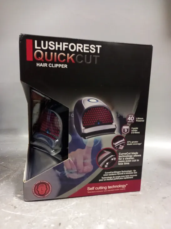 BOXED LUSHFOREST QUICK CUT HAIR CLIPPERS 