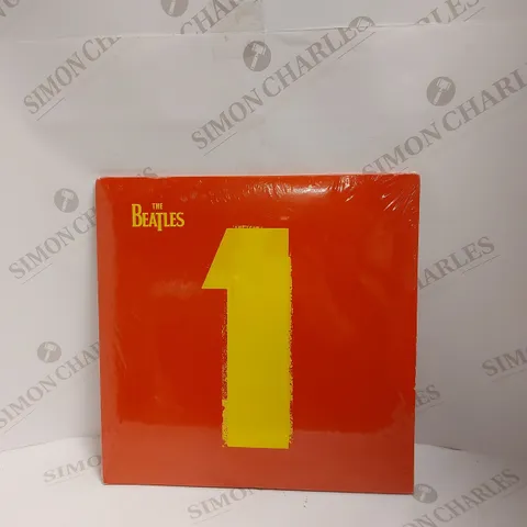 THE BEATLES 1 COMPILATION VINYL RECORD