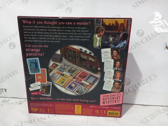 FUNKO GAMES ALFRED HITCHCOCK'S REAR WINDOW DEDUCTION BOARD GAME