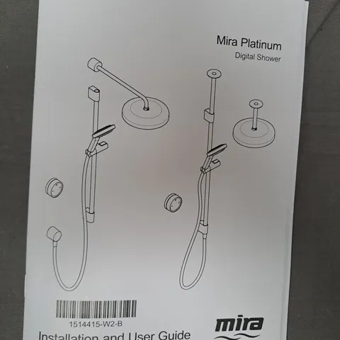 BOXED MIRA PLATINUM DIGITAL SHOWER