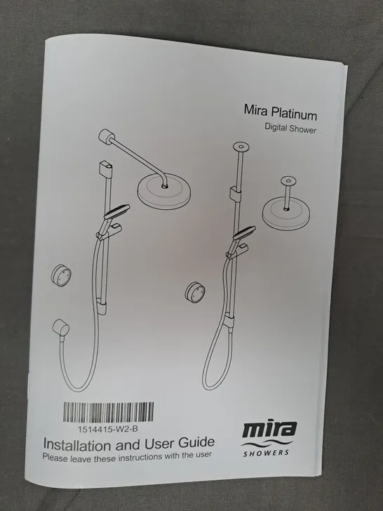 BOXED MIRA PLATINUM DIGITAL SHOWER