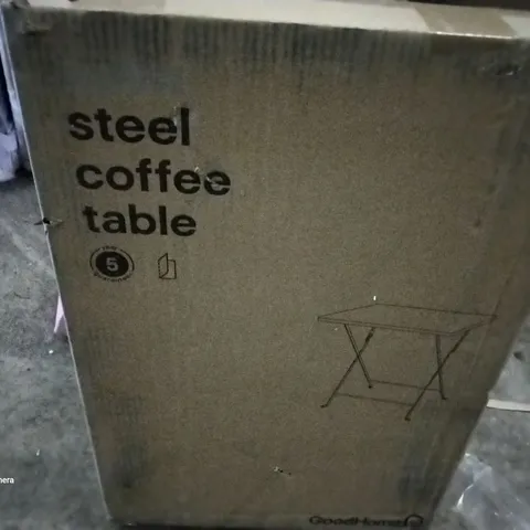 BOXED SABA STEEL COFFEE TABLE 