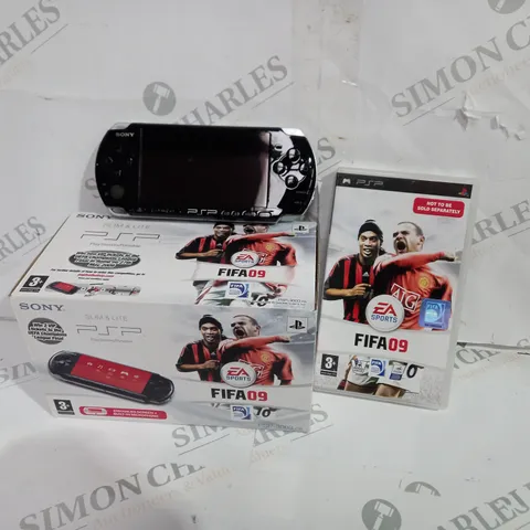 BOXED SONY PSP GAMING CONSOLE FIFA 09