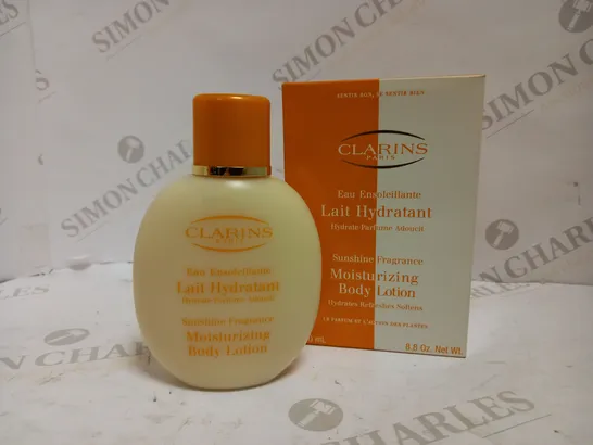 CLARINS SUNSHINE FRAGRANCE MOISTURISING BODY LOTION 250ML