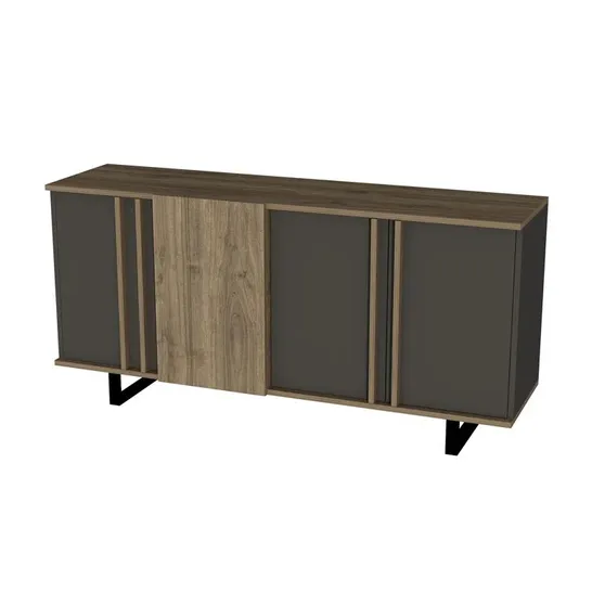 BOXED FIDO SIDEBOARD WITH CABINET AND SHELVES