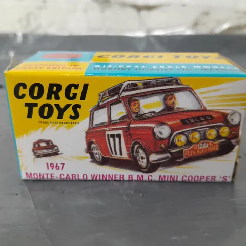 BOXED CORGI TOYS 1967 MONTE-CARLO WINNER B.M.C MINI COOPER 'S'