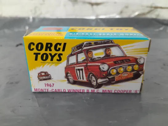 BOXED CORGI TOYS 1967 MONTE-CARLO WINNER B.M.C MINI COOPER 'S'