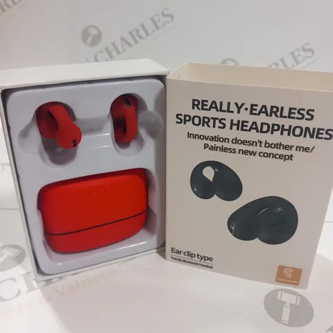 BOXED EAR CLIP TYPE EARLESS SPORTS HEADPHONES