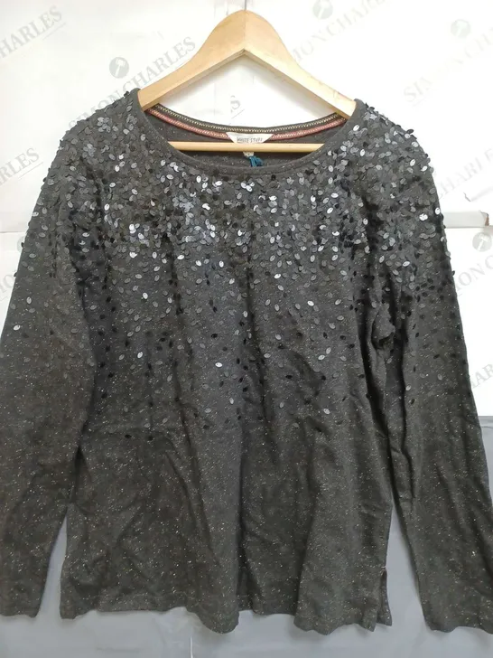 WHITE STUFF ROXY SEQUIN TOP SIZE 12