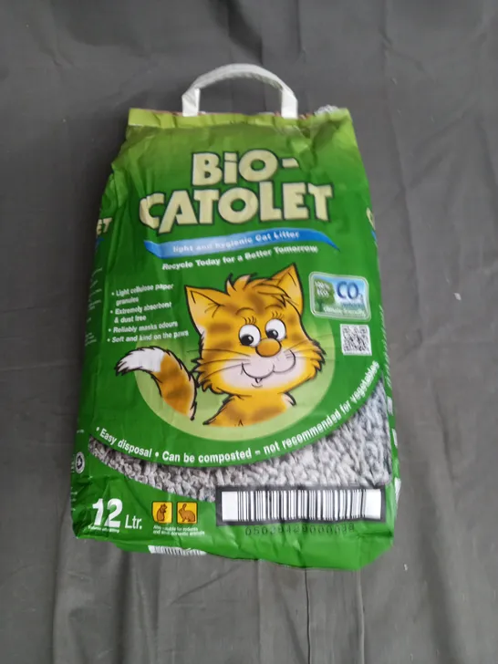 BIO-CATOLET COMPOSTABLE CAT LITTER 12KG