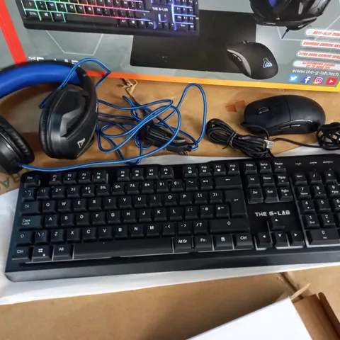 G-LAB COMBO SELENIUM KEYBOARD, HEADSET AND MOUSE 