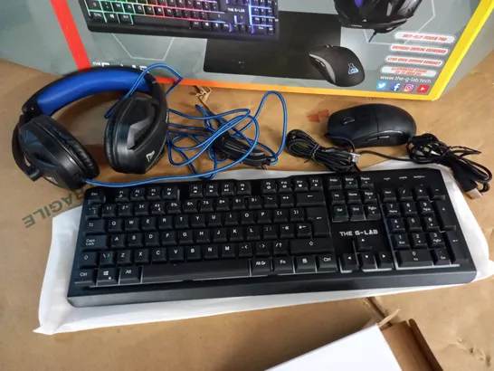 G-LAB COMBO SELENIUM KEYBOARD, HEADSET AND MOUSE 