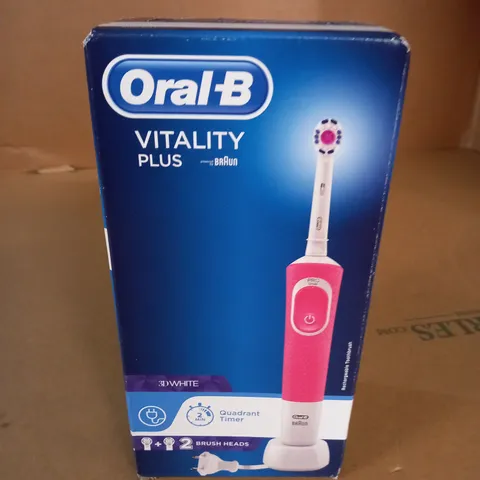 BOXED ORAL-B VITALITY PLUS 3D-WHITE ELECTRIC TOOTHBRUSH