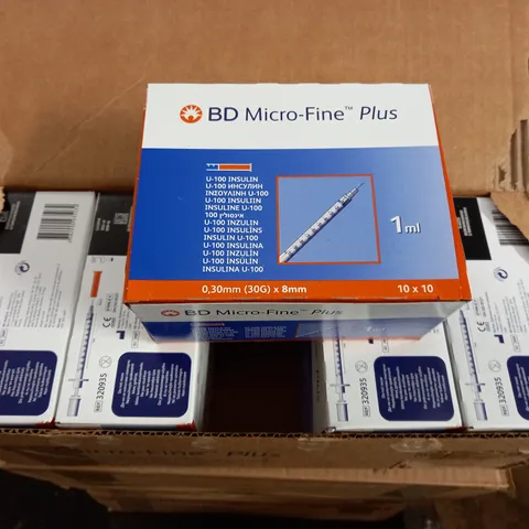 LARGE QUANTITY OF BD MICRO FINE SYRINDGES