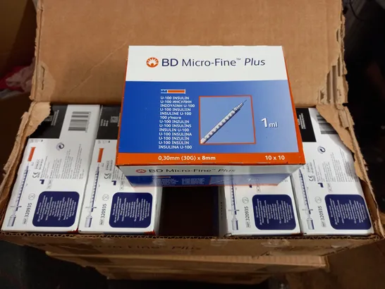 LARGE QUANTITY OF BD MICRO FINE SYRINDGES