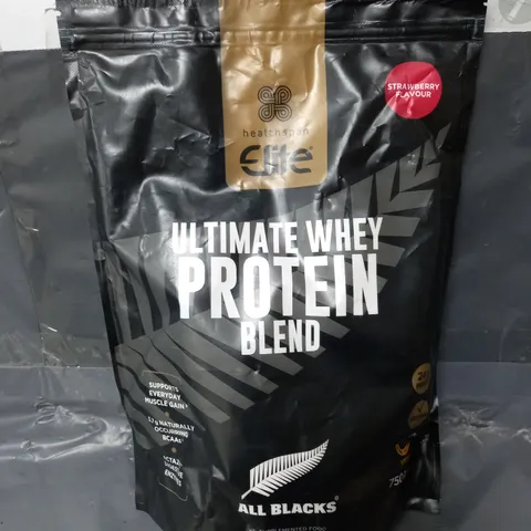 SEALED HEALTHSPAN ELITE ULTIMATE WHEY PROTEIN BLEND IN STRAWBERRY 750G