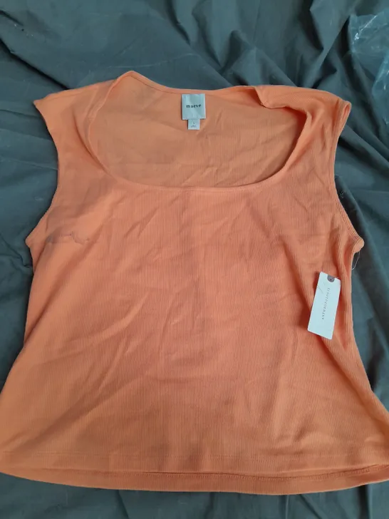 ANTHROPOLOGIE MAEVE SLEEVELESS VEST ORANGE SIZE LARGE