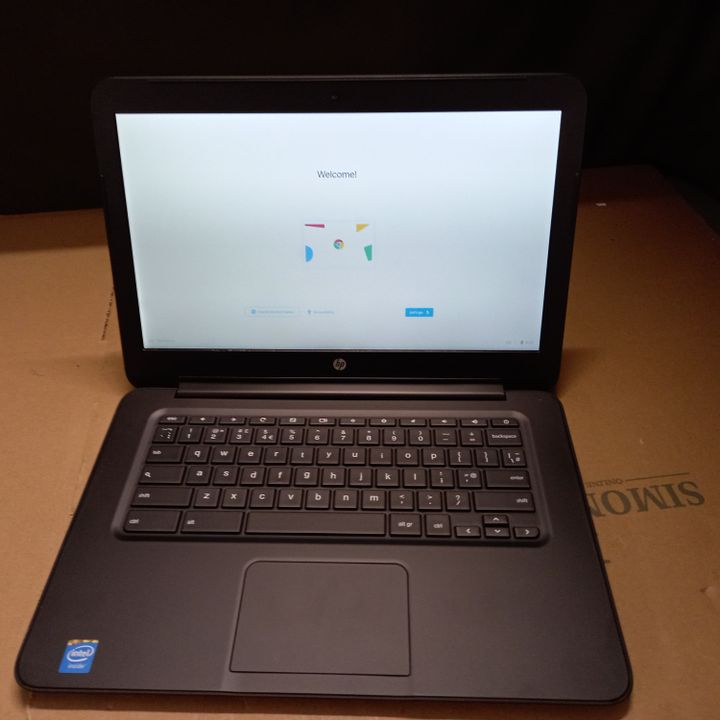 hp intel inside Chromebook black 3836821Simon Charles Auctioneers