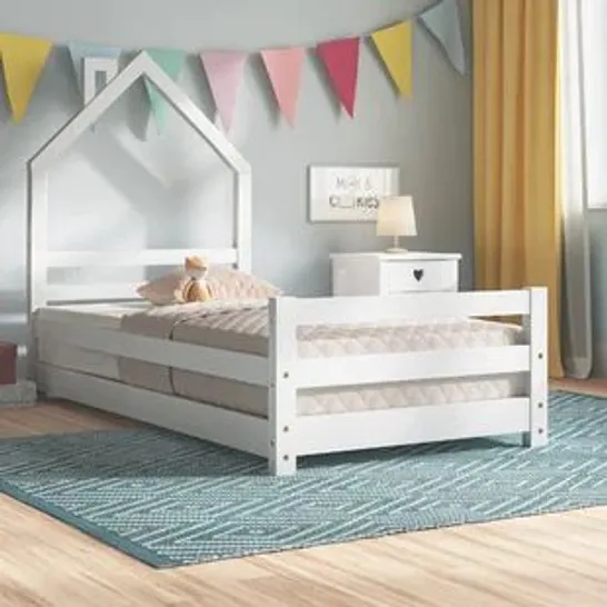 BOXED FAIRFIELD FSC CERTIFIED SINGLE WOODEN BED WHITE (2 BOXES)