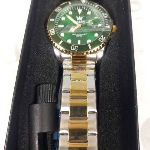 BOXED OLEVS DAZZLING QUARTZ WRIST WATCH