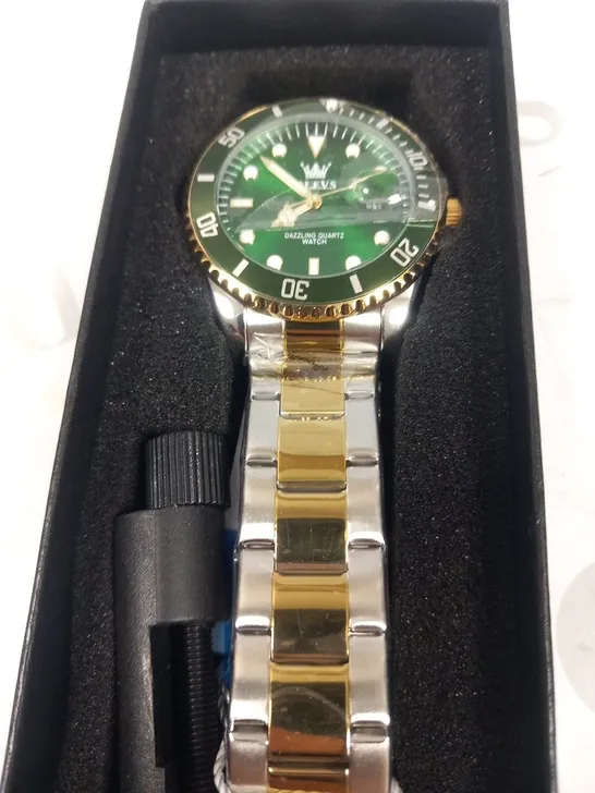 BOXED OLEVS DAZZLING QUARTZ WRIST WATCH