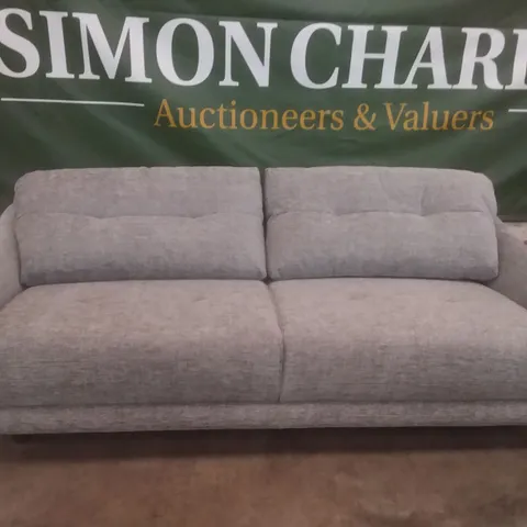 QUALITY BRITISH DESIGNER G PLAN ALBION GRAND 3 SEATER SOFA ULTIMA CHARCOAL FABRIC