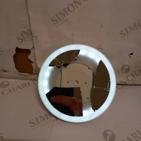 BOXED HOMEDICS ATTACH & GLOW RECHARGABLE LED MIRROR