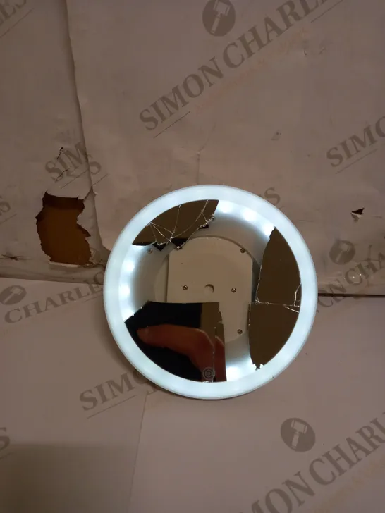 BOXED HOMEDICS ATTACH & GLOW RECHARGABLE LED MIRROR