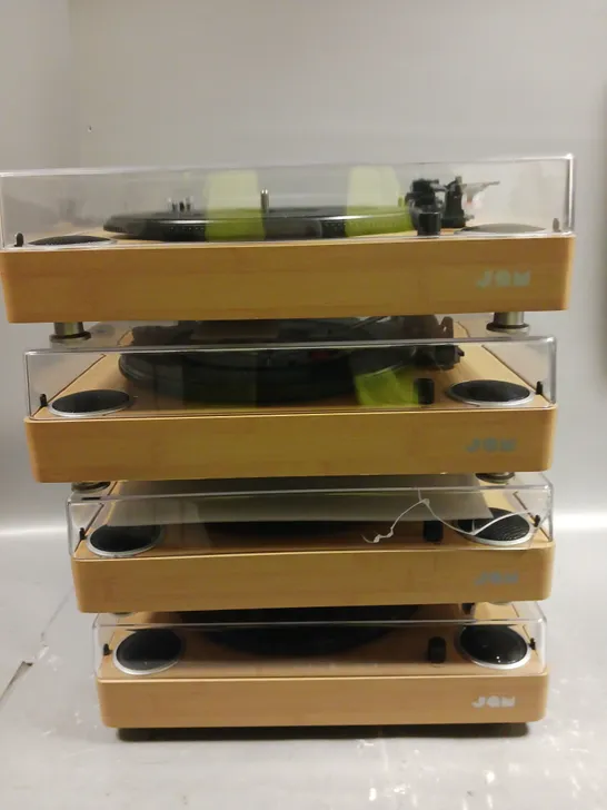 4 X JAM AUDIO SOUND TURNTABLES 