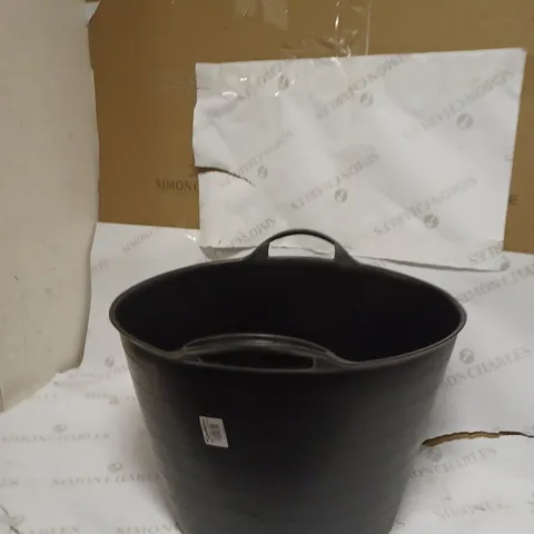 BLACK HEAVY DUTY WATER BUCKET 