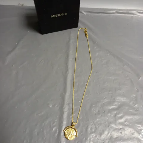 BOXED MISSOMA GOLD COLOURED NECKLACE