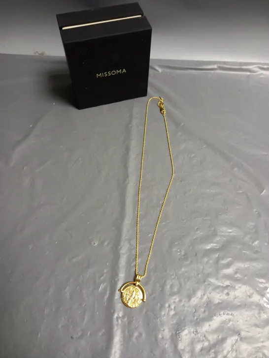 BOXED MISSOMA GOLD COLOURED NECKLACE