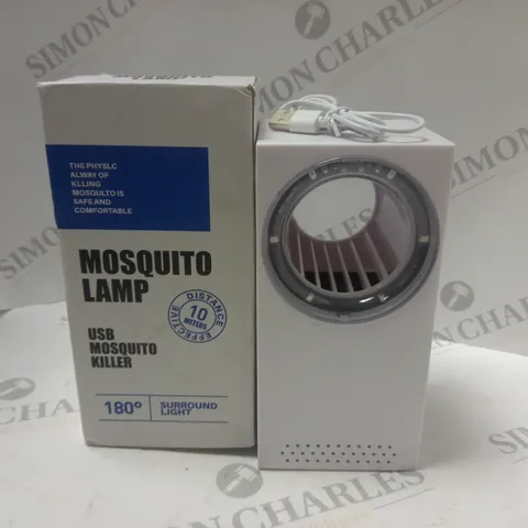 BOXED MOSQUITO LAMP IN WHITE