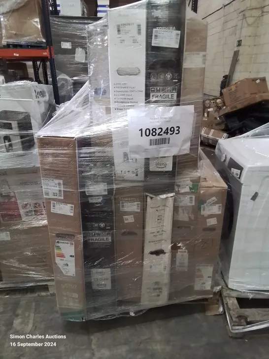 PALLET OF APPROXIMATELY 13 UNPROCESSED RAW RETURN MONITORS AND TELEVISIONS TO INCLUDE;