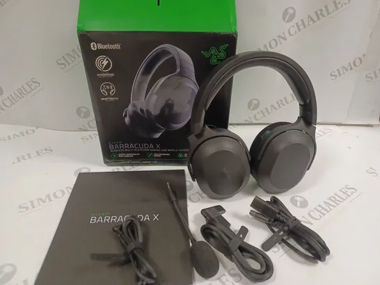 BOXED RAZER BARRACUDA WIRELESS MULTI PLATFORM GAMING HEADSET 