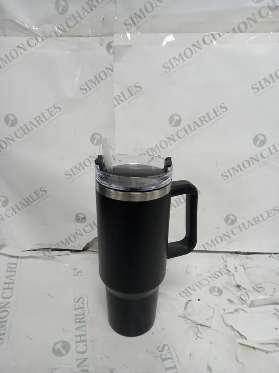 UNBOXED STAINLESS STEAL CUP WITH STRAW 