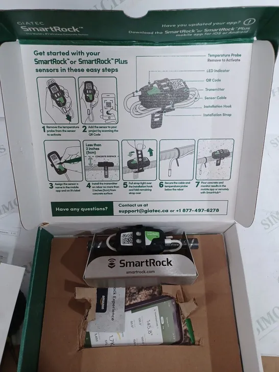 GIATEC SMART ROCK WIRELESS CONCRETE SENSOR