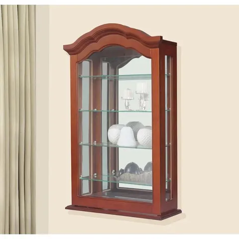 BOXED WATERSIDE WALL MOUNTED CURIO CABINET (1 BOX)