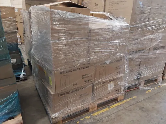 PALLET OF APPROXIMATELY 100X BOXED AUTOMATIC SOAP DISPENSERS 