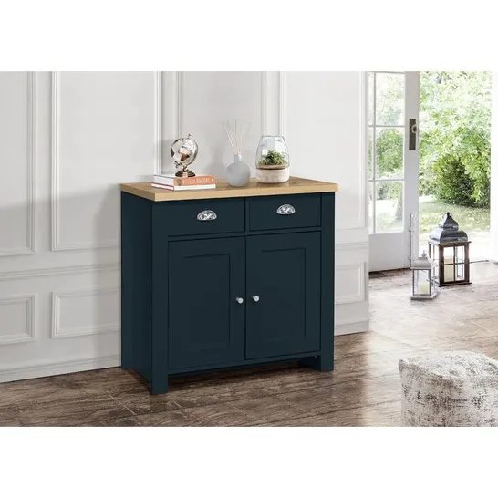 BOXED NAPANOCH 79cm WIDE 2 DRAWER SIDEBOARD (1 BOX)