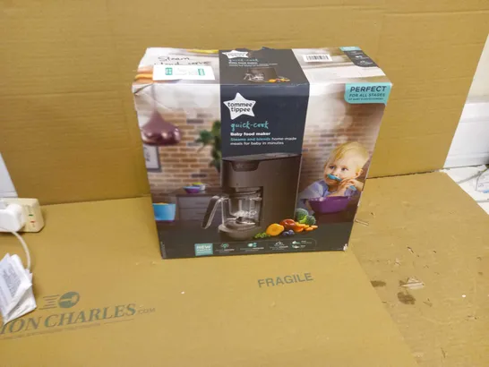 TOMMEE TIPPEE QUICK COOK BABY FOOD MAKER 