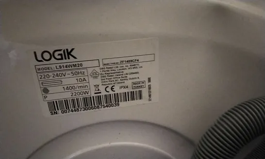 LOGIK L914WM20 WASHING MACHINE