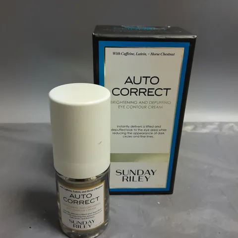 BOXED SUNDAY RILEY AUTO CORRECT BRIGHTENING AND DEPUFFING EYE CONTOUR CREAM 15ML