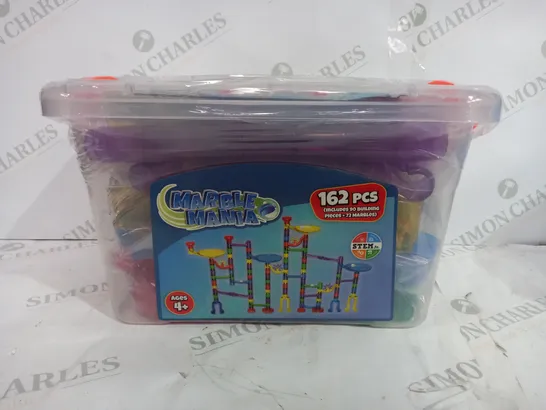 SEALED MARBLE MANIA 162 PEICE SET 