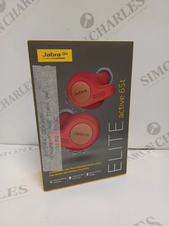 BOXED JABRA ELITE ACTIVE 65T EARBUDS