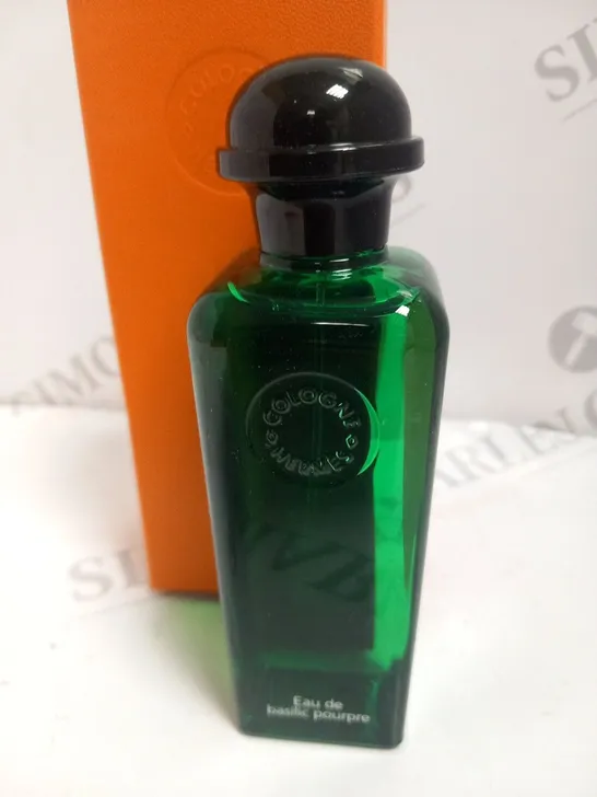 BOXED HERMES EAU DE BASILIC POURPRE EAU DE COLOGNE 100ML