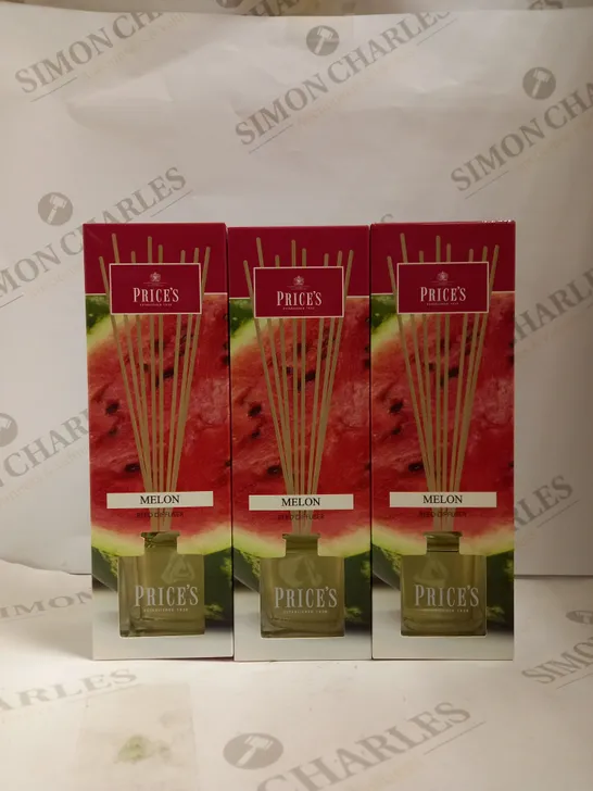 PRICE'S CANDLES REED DIFFUSER – MELON - 100ML 